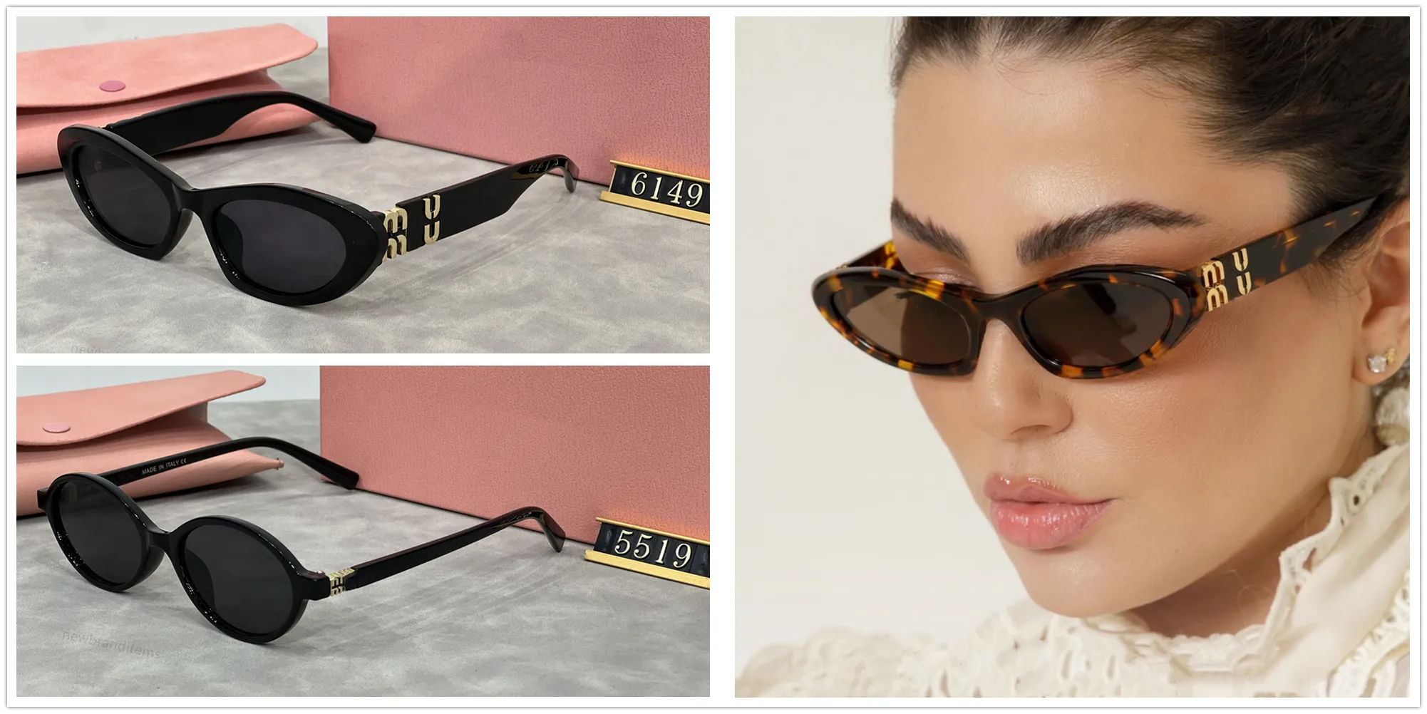 Fashion Brand Oval Sunglasses For Women Polarized UV400 