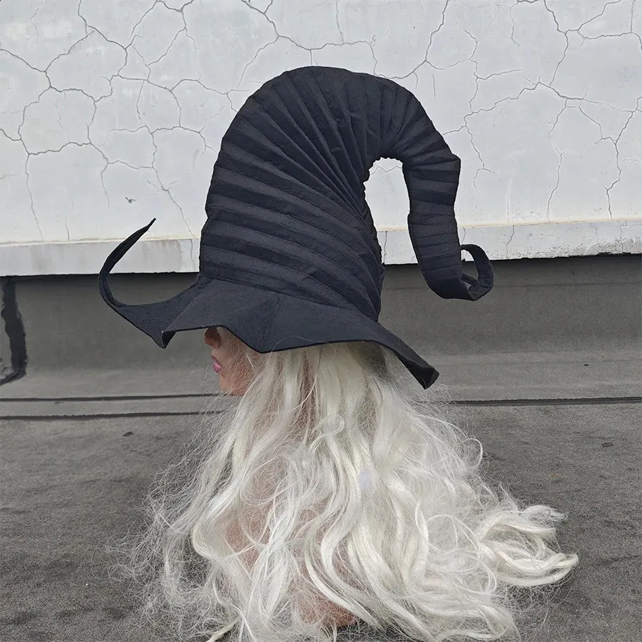 Pack De 10 Sombreros De Bruja Negros De 36 Cm Para Halloween Y Fiestas De Disfraces
