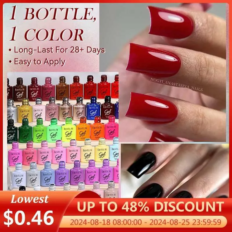 Luxbon 7-in-1 Builder Base Gel Nagellack Set – 6 Farben, Für Nagelverlängerung Und Natürlichen Look