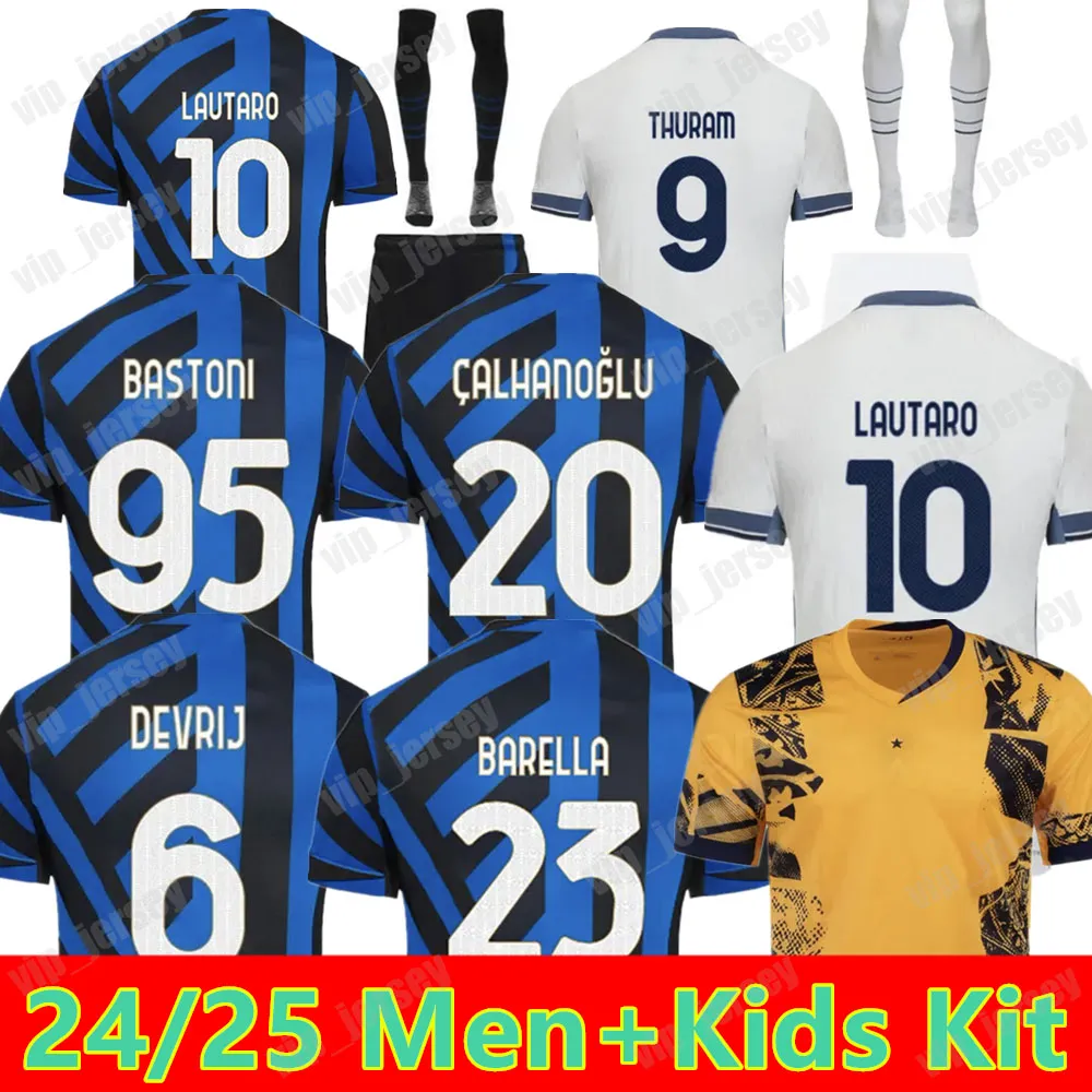 Inter Uniforms $9.8에서 2024 2025 Inter Milan Soccer Jersey-Lautaro, Barella, Correa ...