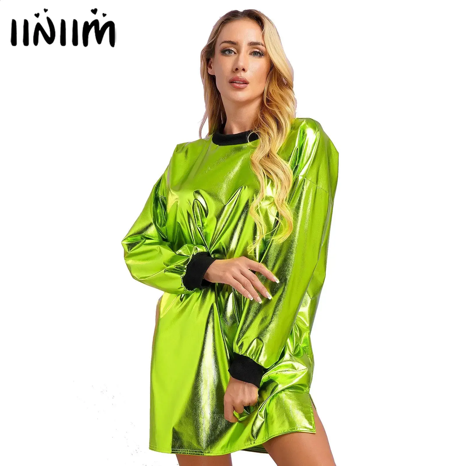 green emerald velvet dress Yumi Green Metallic Ruched Midi Dress