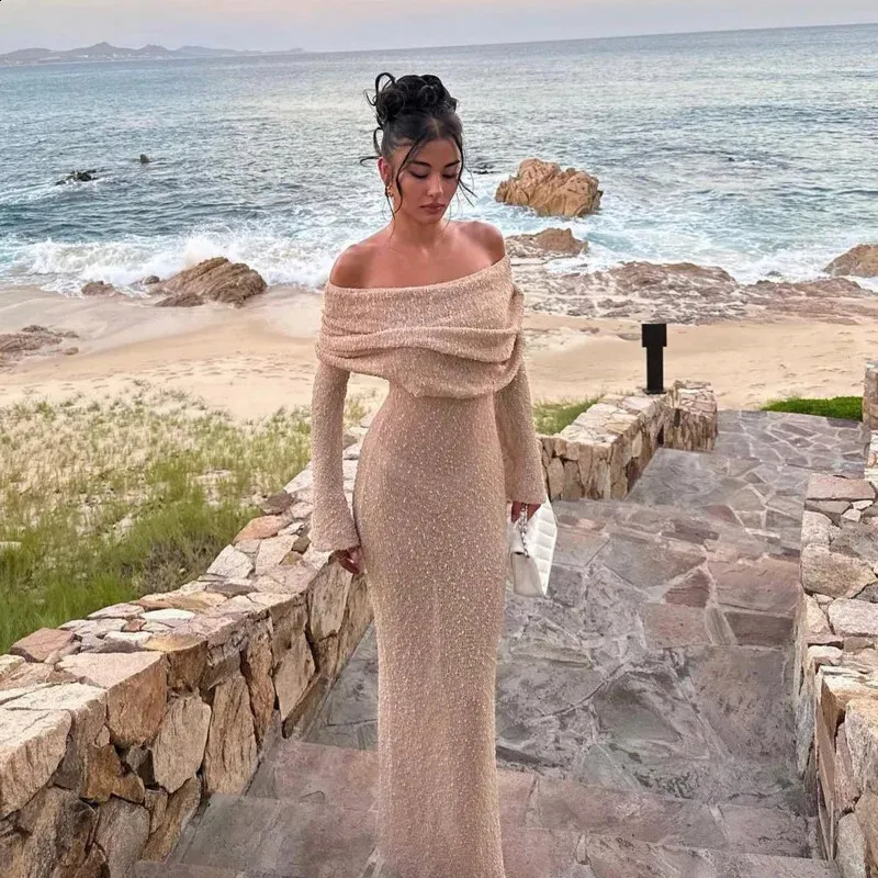 Sexy Hollow Out See-Through Off Shoulder One Step Skirt Dresses(3 Colors) Sexy Hollow Out See-Through Off Shoulder One Step Skirt Dresses(3 Colors)