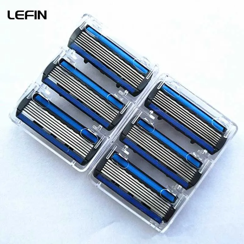 6 Layer Replaceable Safety Azmusebat Razor Blades For Men Manual And Standard Straight Razor