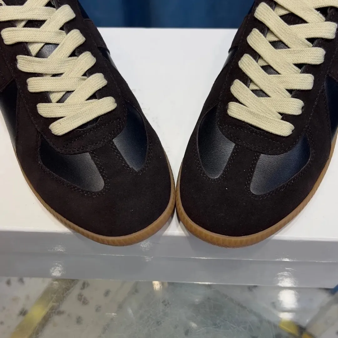 Bulk German Army Trainer Gats Low Suede Sneakers MM6 Black Bulk German Army Trainer Gats Low Suede Sneakers MM6 Black