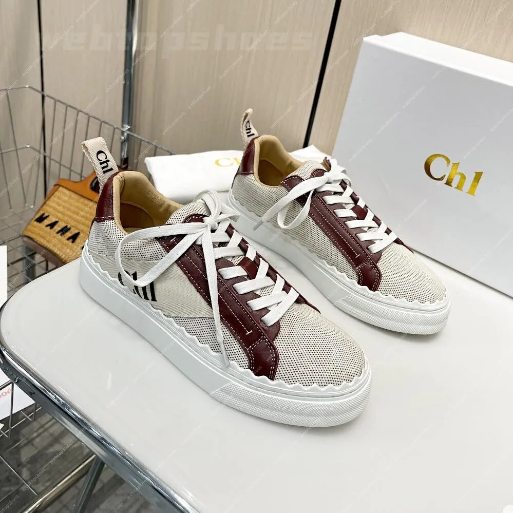 Designer Fashion Sneakers Femmes Canvas Chaussures En Dente Du 17 26 DHgate
