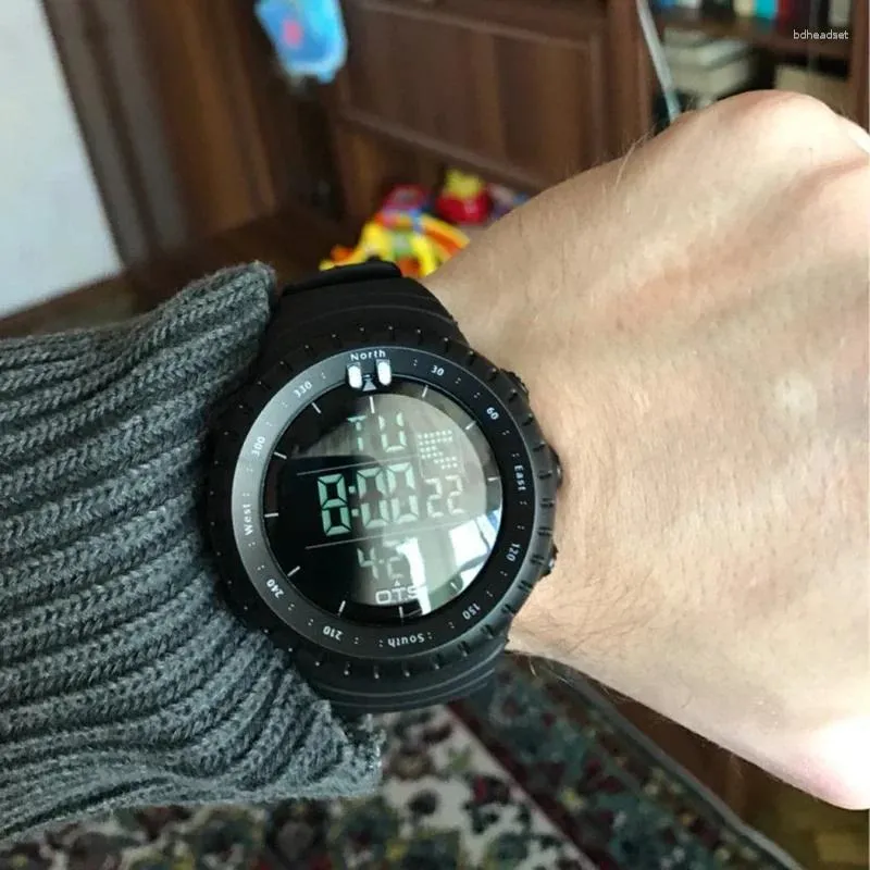 2024 OTS LED Waterproof Sport Watch For Men Fashionable Casual Diving Wristwatches With Military Electronic Digital Army Design From Bdheadset 10.91 DHgate.Com
