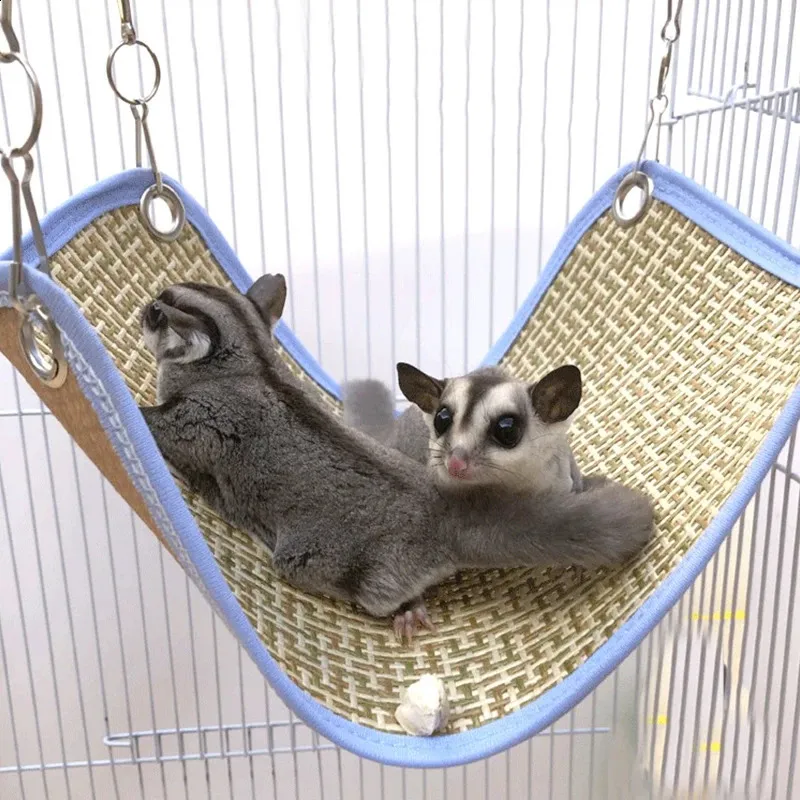 Hamak For Rats Pet Hammock for Rats Summer Cool Bed Hamster House Nest Sleeping Bag ...