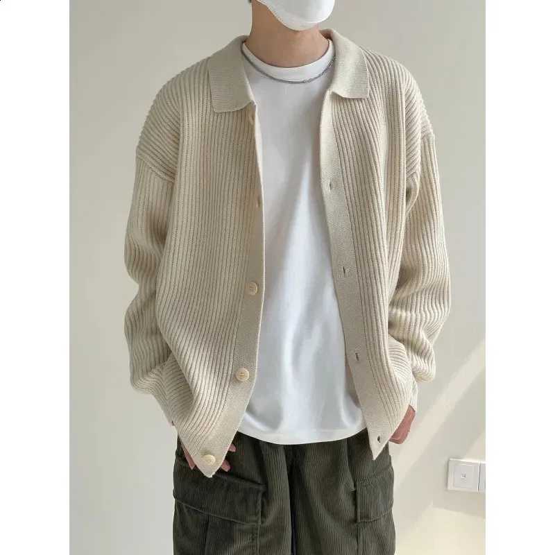 Cardigan De Punto De Gran Tamaño De Estilo Coreano: Abrigo De