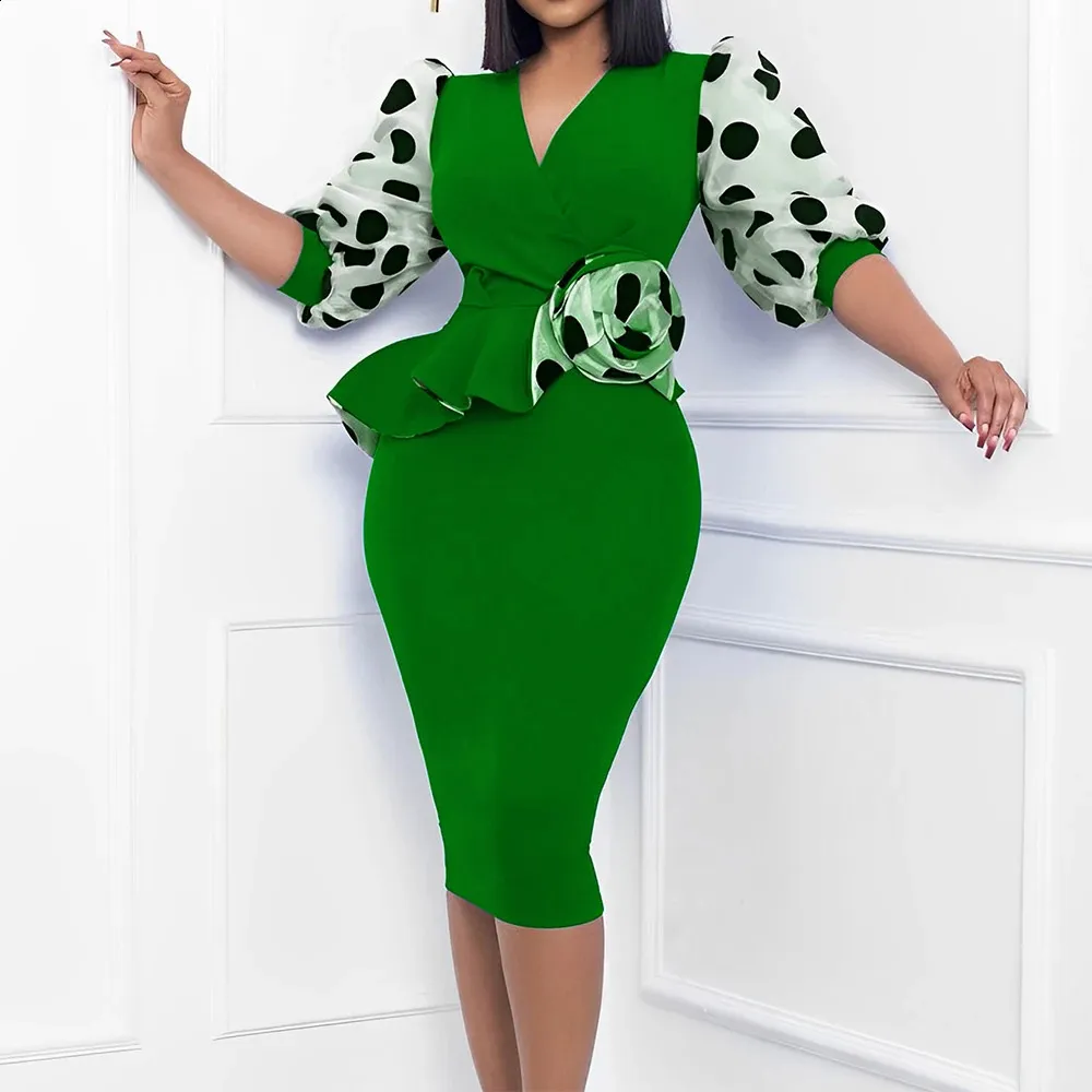 Womens Knitted Pencil Dress Autumn Winter, Long Sleeve, Formal