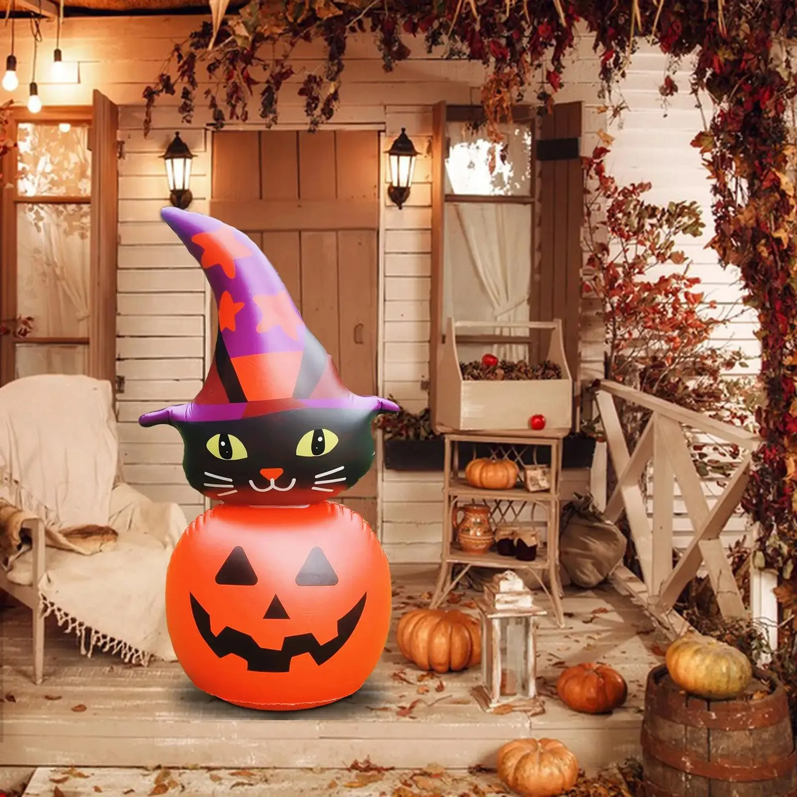 Halloween-Gartenflagge „Boo“ Mit Kürbis & Geist – Doppelseitige Deko Für Den Herbst