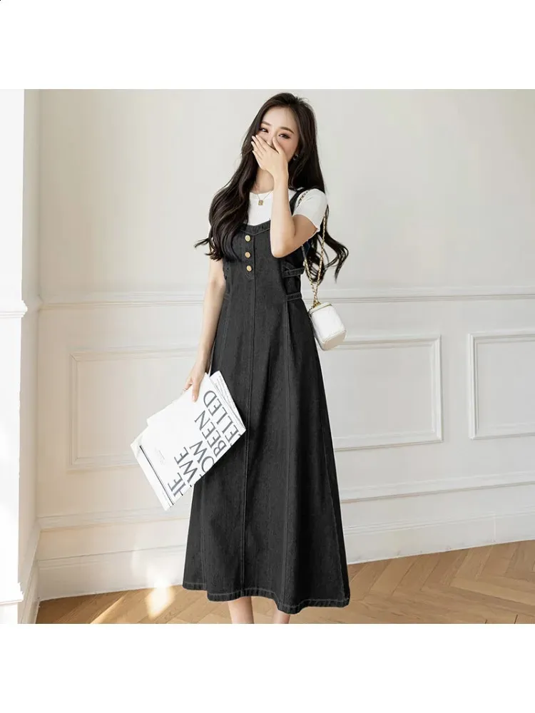 ★送料・関税込★I AM MARI★Windia Denim Belt Dress★ Women's shirt with waist belt Denim - Yamamay