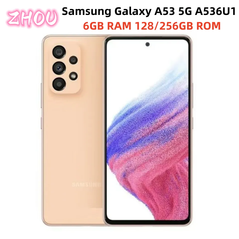 Samsung Galaxy A53 5G Refurbished Smartphone 6.5 From Zhou0214