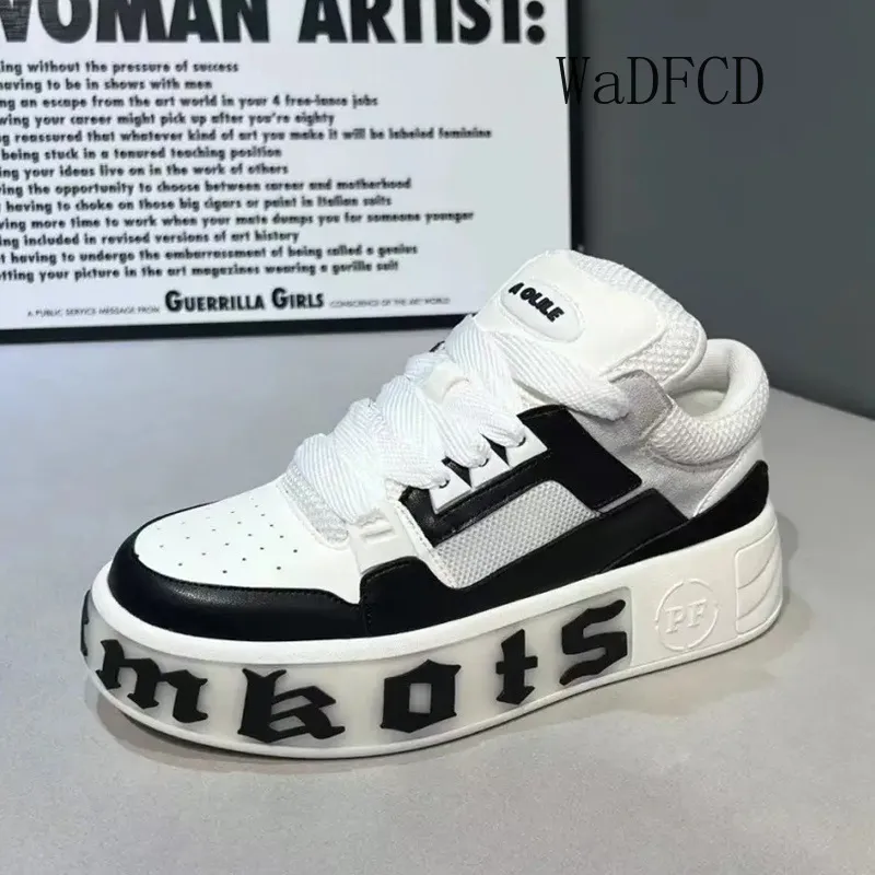 Platform Sneakers Men: White Platform Shoes, Breathable Fashion