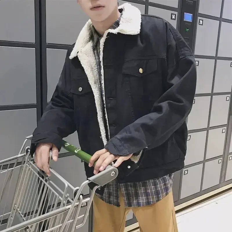 Levi's Jacket Levis Jeansjacke Mit Fell Schwarz Outfit