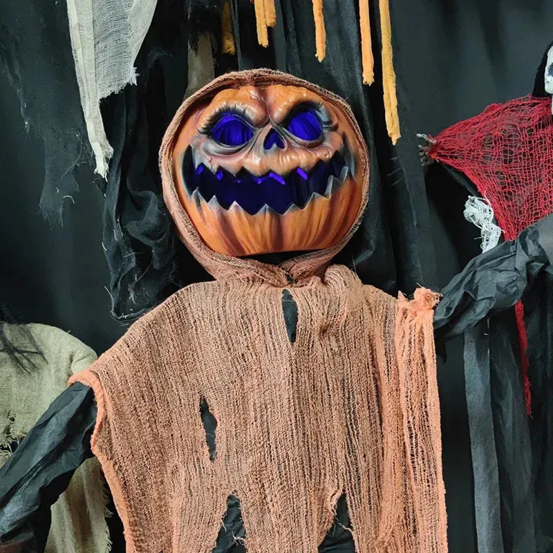 SF・ファンタジー・ホラー KAGEMARU DESIGNS Pumpkin Scarecrow Trendmasters Pumpkin Scarecrow Halloween Decoration Jack O