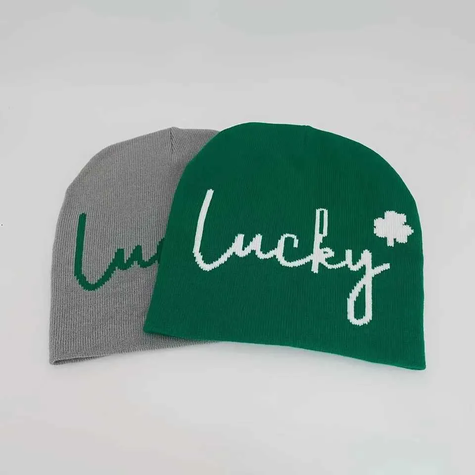 Save Big on Bulk Skull Cap Beanie Hat Skullcap Beanies: Kids' Lucky Knit  Beanie Classic Four Leaf Clover Design For Boys And Girls; Lightweight  Skull