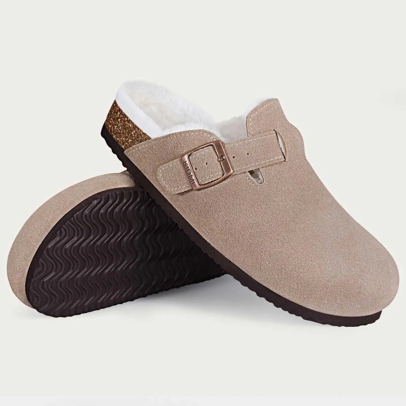 Fur lined clogs and mules sale