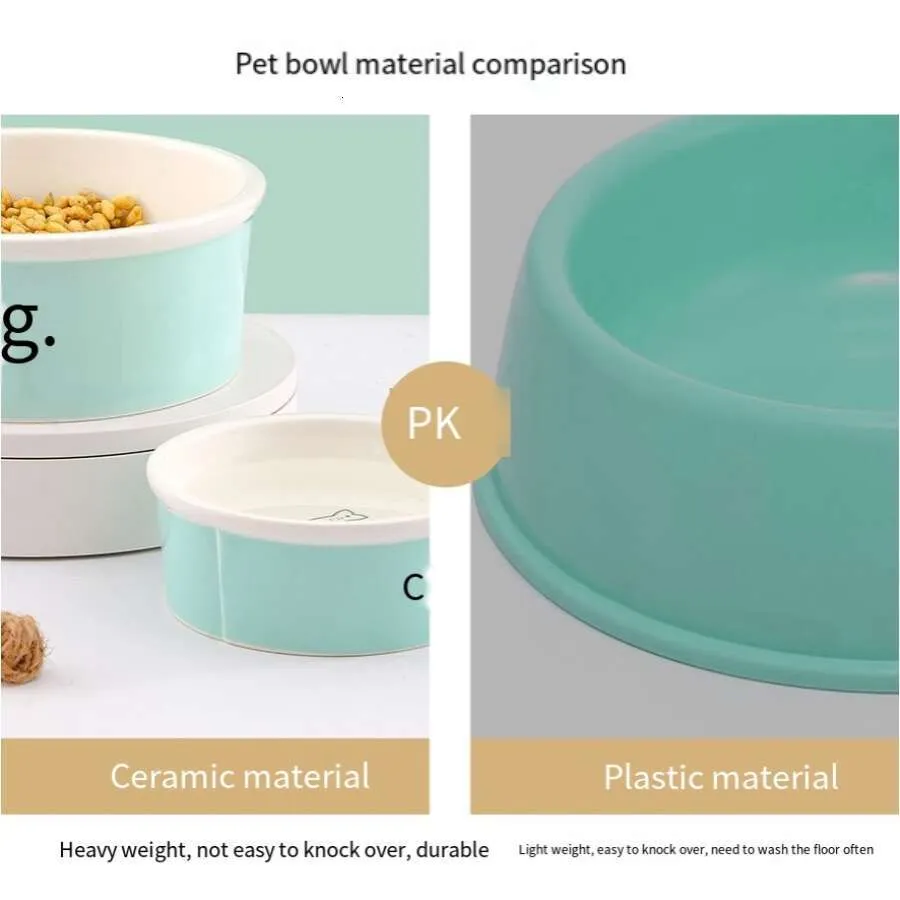 Ceramic Pet Bowl 5 Cartoon Cat Bowl 7 Dog Feeding Bowl Blue 200g Capacity  Indoor Use from Dhgate Dog Bowls & Dishes - price 13.07