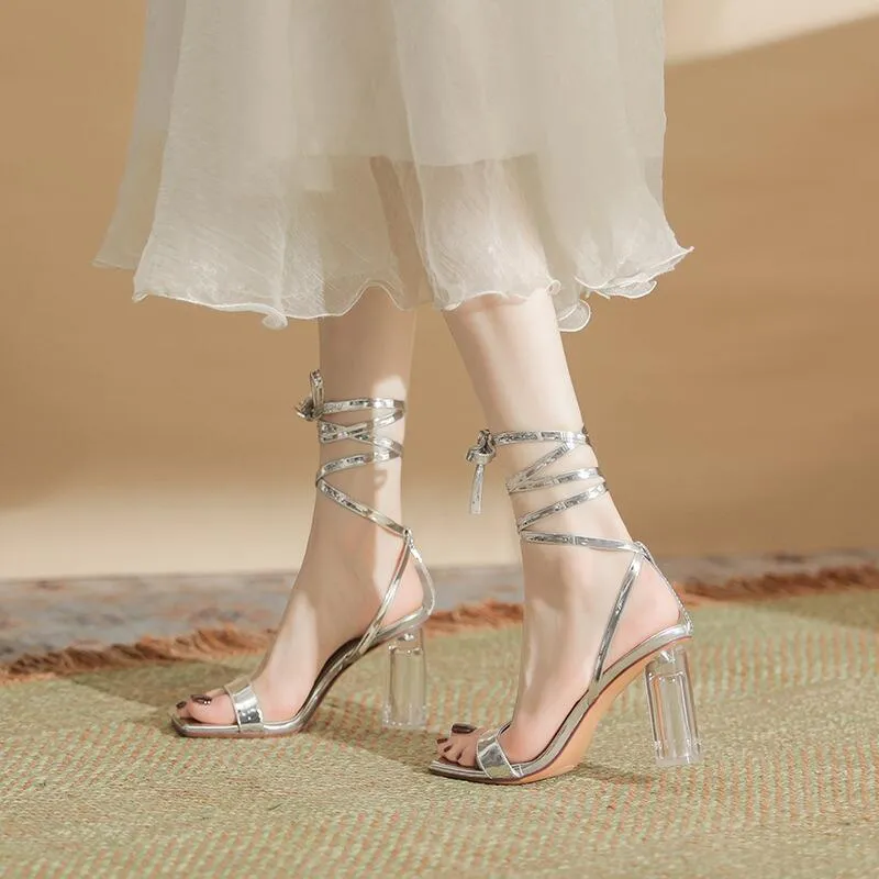 Chic Diamond High Heel Crystal Sandals For Women With Pearl Accents Starry Night Pattern And Box Perfect For Weddings And Parties From Shoes 0203 56.61 DHgate.Com