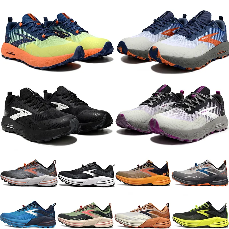 brookshoes Running shoes Outdoor mountain running shoes cushioned breathable comfortable professional marathon sports sneakers trainers 36 45