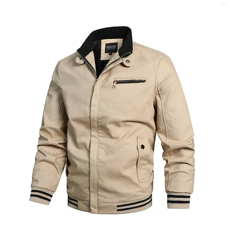 Mens cotton jackets lightweight 2025