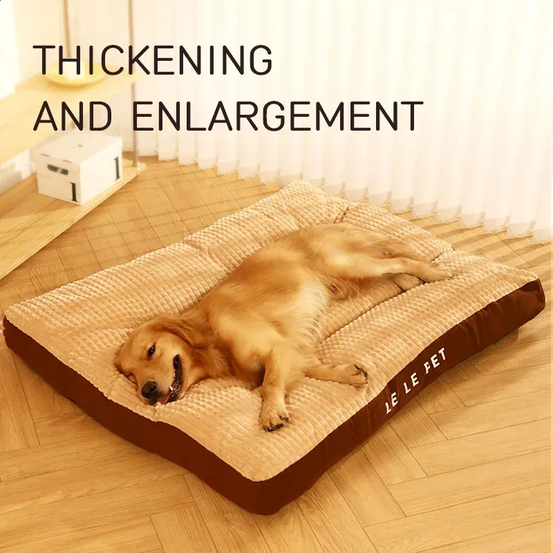 Cozy Wool Pet Blanket for Cats Dogs Detachable Soft Bed Mat