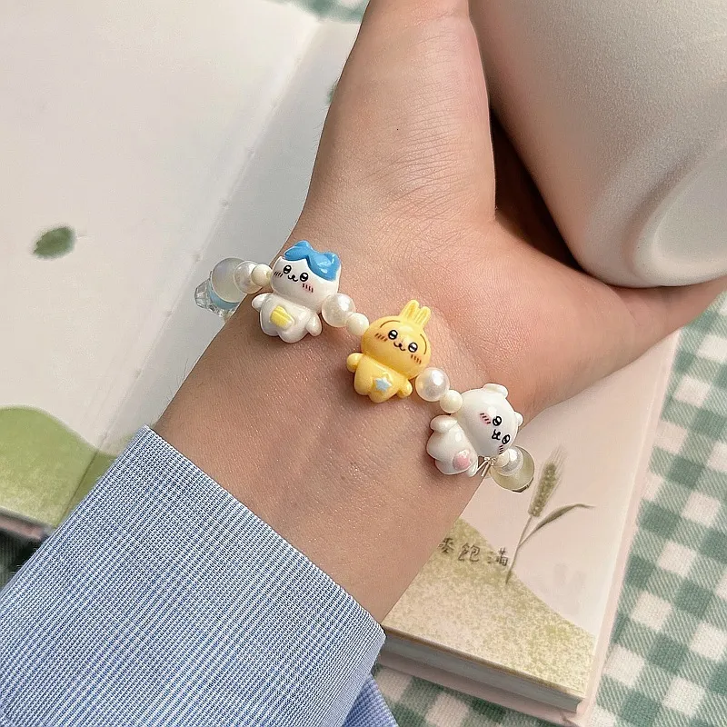 Chiikawa Charm Bracelet - Cute Cartoon Design, Premium