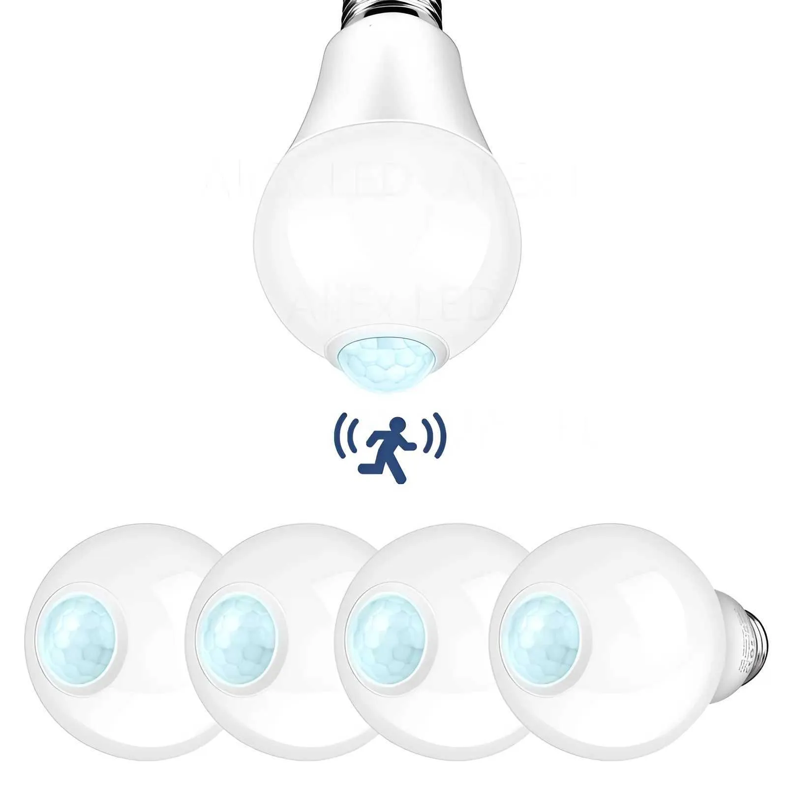 Motion Sensor Led Bulb Smart Motion Sensor LED Bulb - 220V E27, 20W/18W/15W, Energy Saving ...