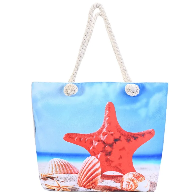 Grand Sac De Plage En Toile Pour Femme – Fourre Tout De Plage