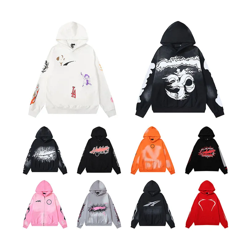Designer Rapper Hoodies 2024 hellstarhoodies Designer Luxury Brand Hoodie Men Women Y2K Rapper ...