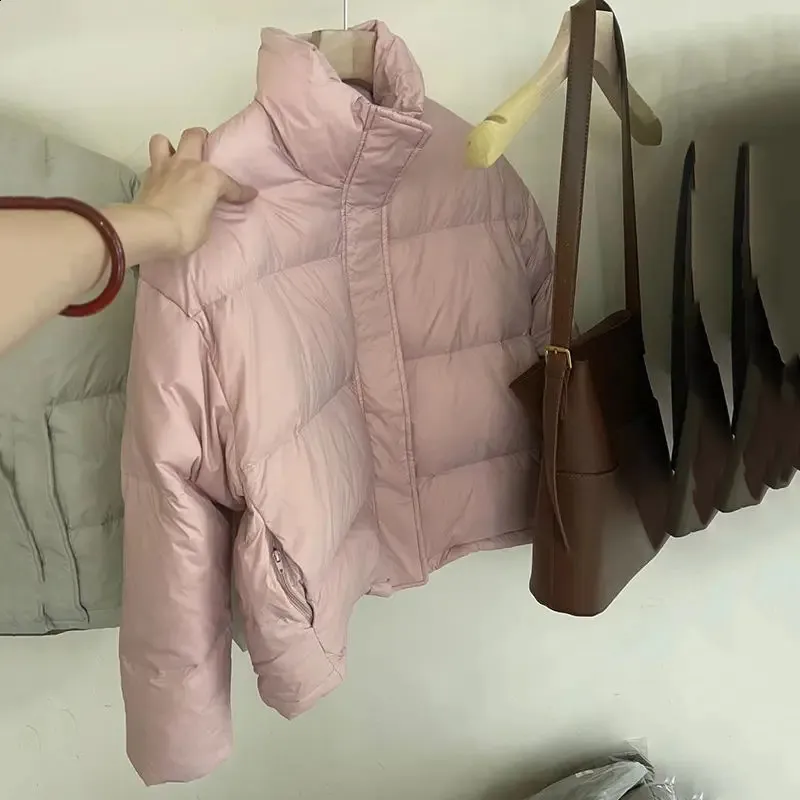 Korean Winter White Duck Down puffer jacket for Women