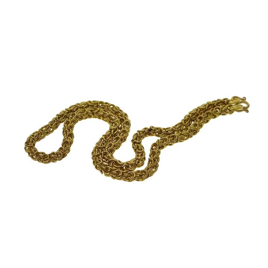 Chains Viking Punk Biker Fine Solid Brass 6mm Thick Byzantine Snake Chain  Necklace Choker W Connector Clasp Gift Necklace Y240826 From  Us_south_dakota, $7.63 | DHgate.Com, image size:1024x1024
