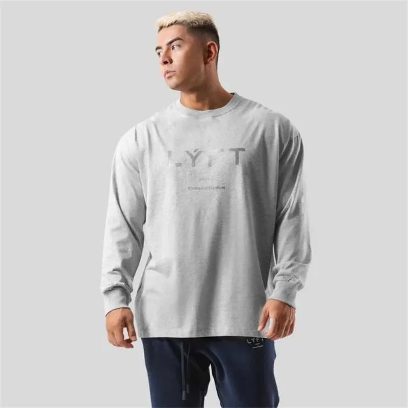Mens T Shirts LYFT Japan And UK Printed Long Sleeve T Shirt