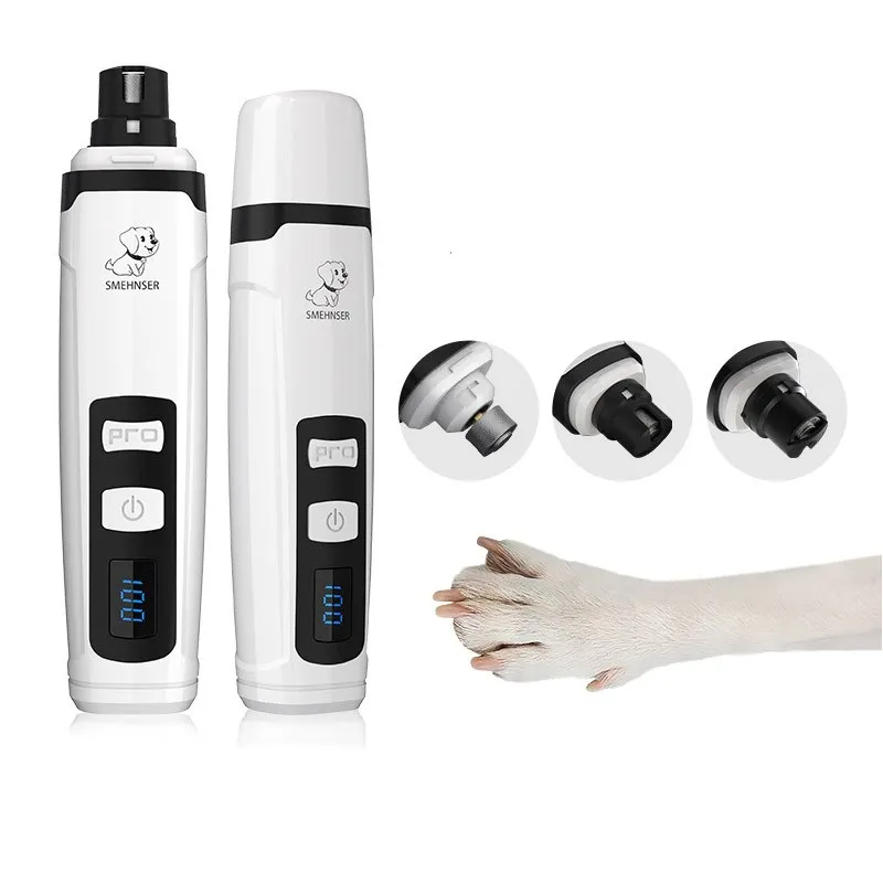 Electric Nail Clippers For Pets, Rechargeable Dog Toenail Trimmer