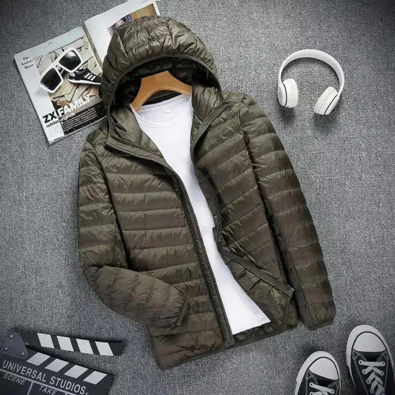 Amazon.com: FMNV Comfortable Ultralight Down Jacket Men's