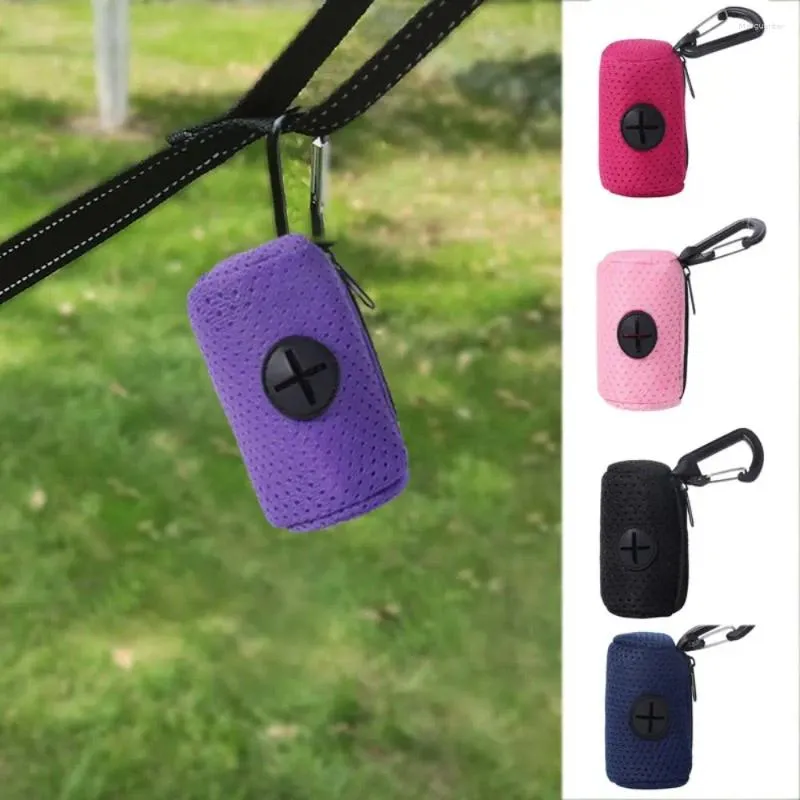 Outdoor poop bag dispenser outlet