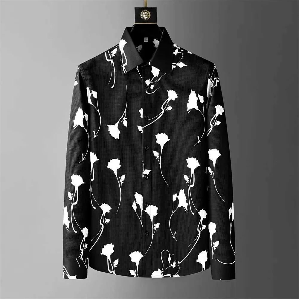 4xl black dress shirt Traveler Stretch Dress Shirt in Black 2XL / Semi Tall / Black