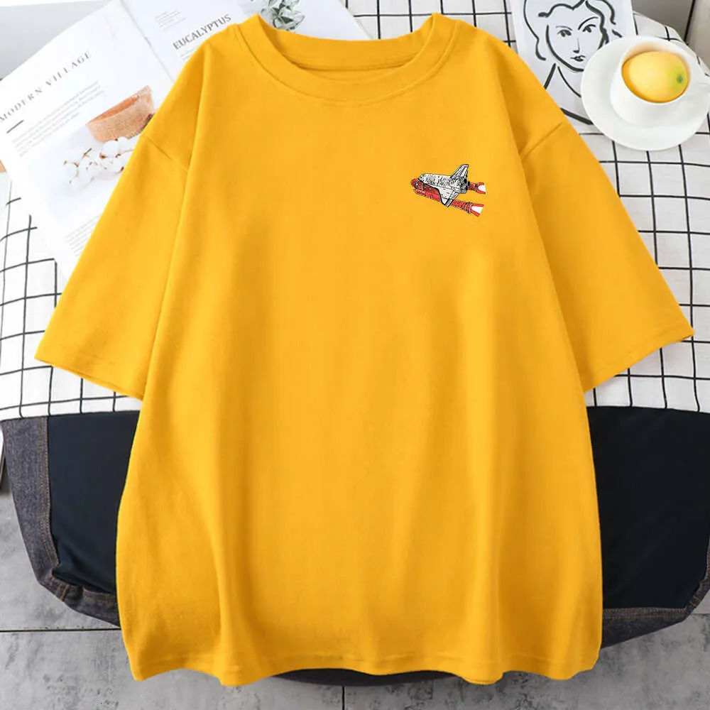 Mens White Casual Shirt with Unique Space Print - Oversized