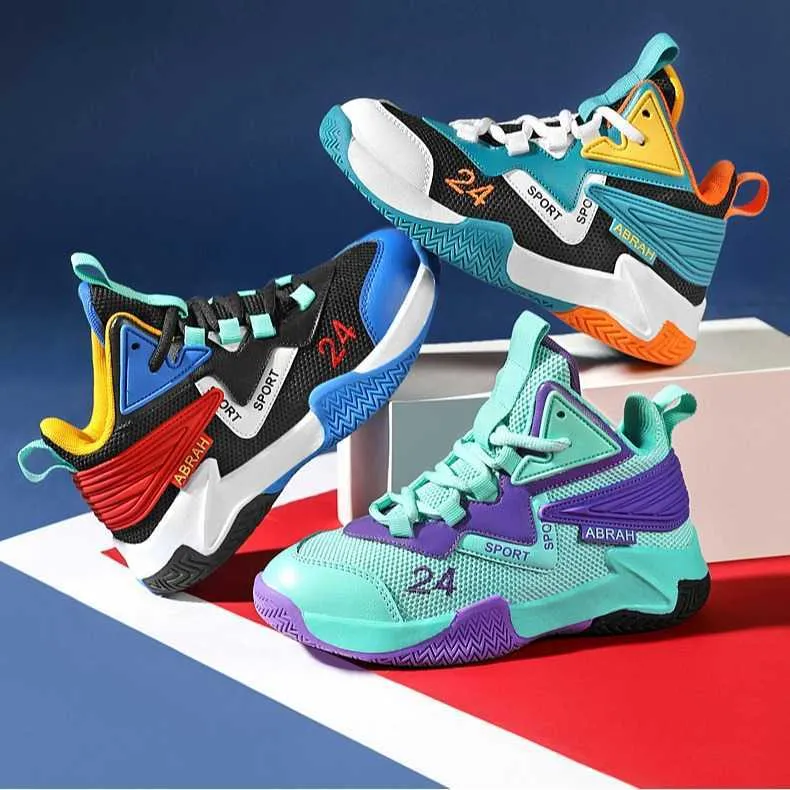 Blue basketball shoes youth deals
