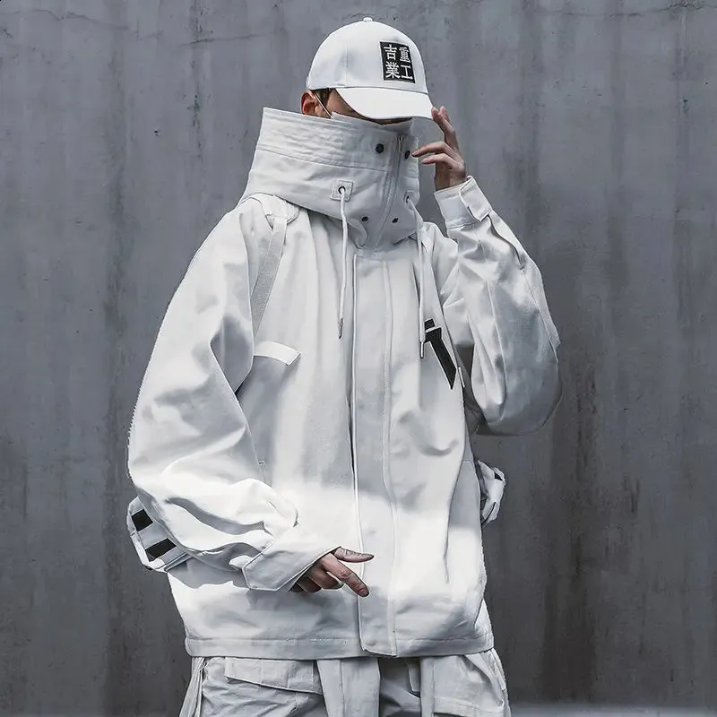 日本未入荷 jacket trench Work Spring Men's - Loose Collar, High Clothing