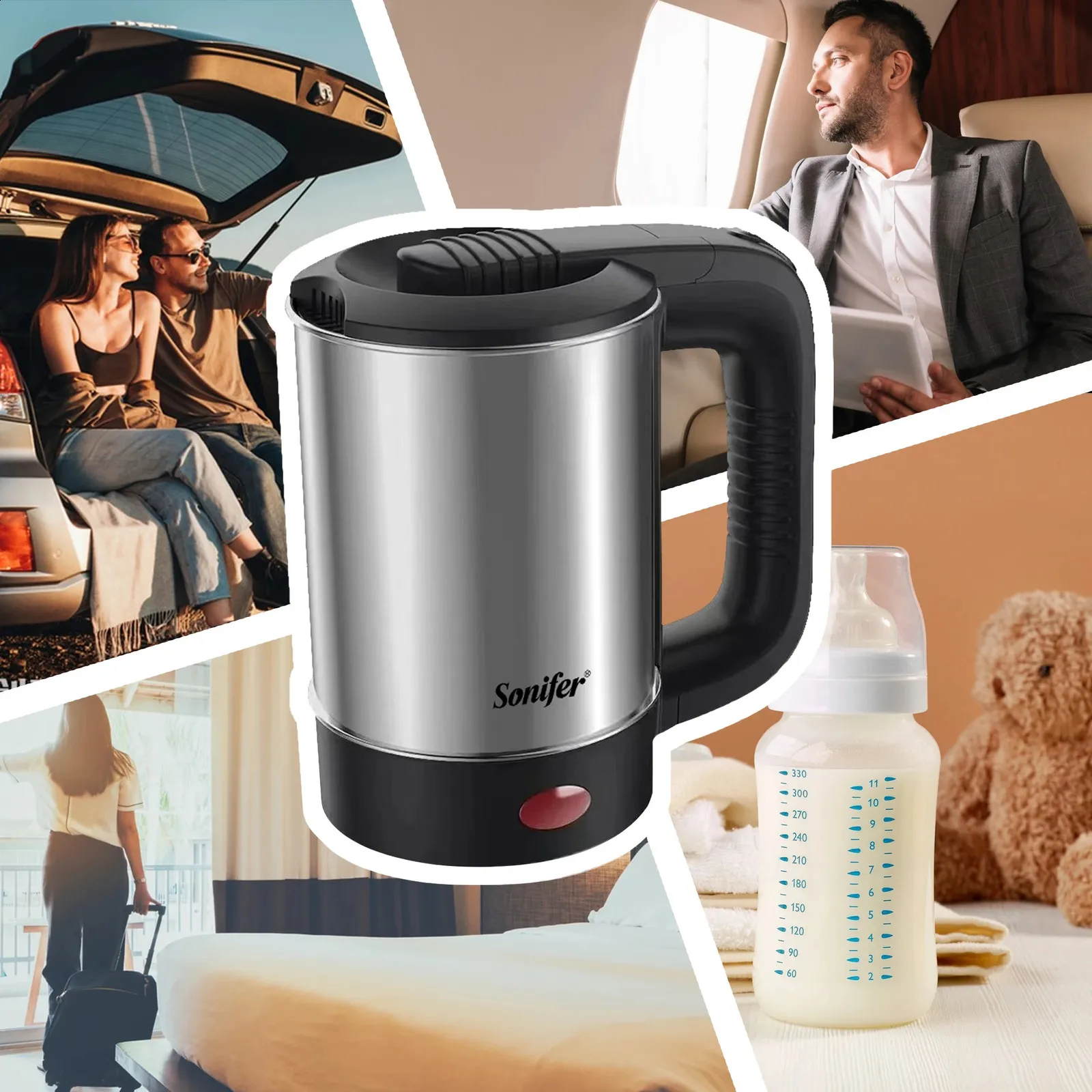 Portable 0.5L Ebay Electric Kettles For Tea Coffee And Travel Stainless Steel Water Boiler Pot For Family Trips Sonifer 240824 From Tsukistore 16.82 DHgate.Com