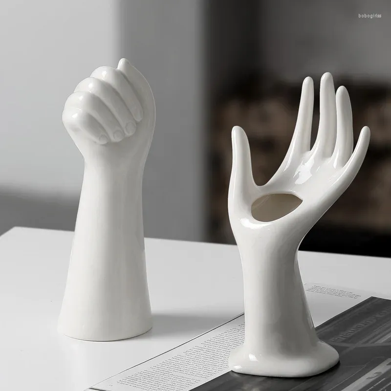 Creative Hand Shaped Ceramic Floor Vase American... From Bobogirlss ...