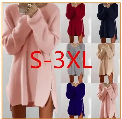 Oversized Knitted Jumper Dress: Womens Long Tunic... From Leonorastore,  $17.2 | DHgate.Com