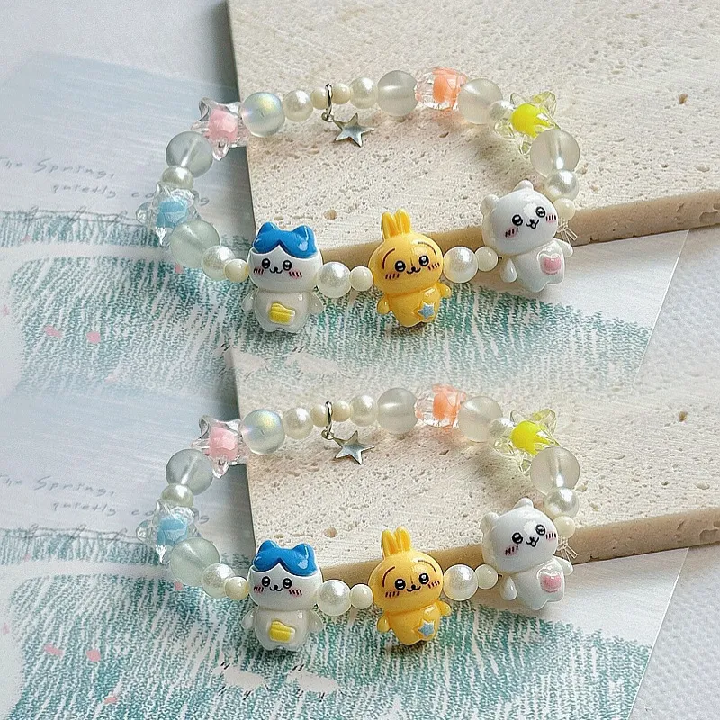 Chiikawa Charm Bracelet - Cute Cartoon Design, Premium
