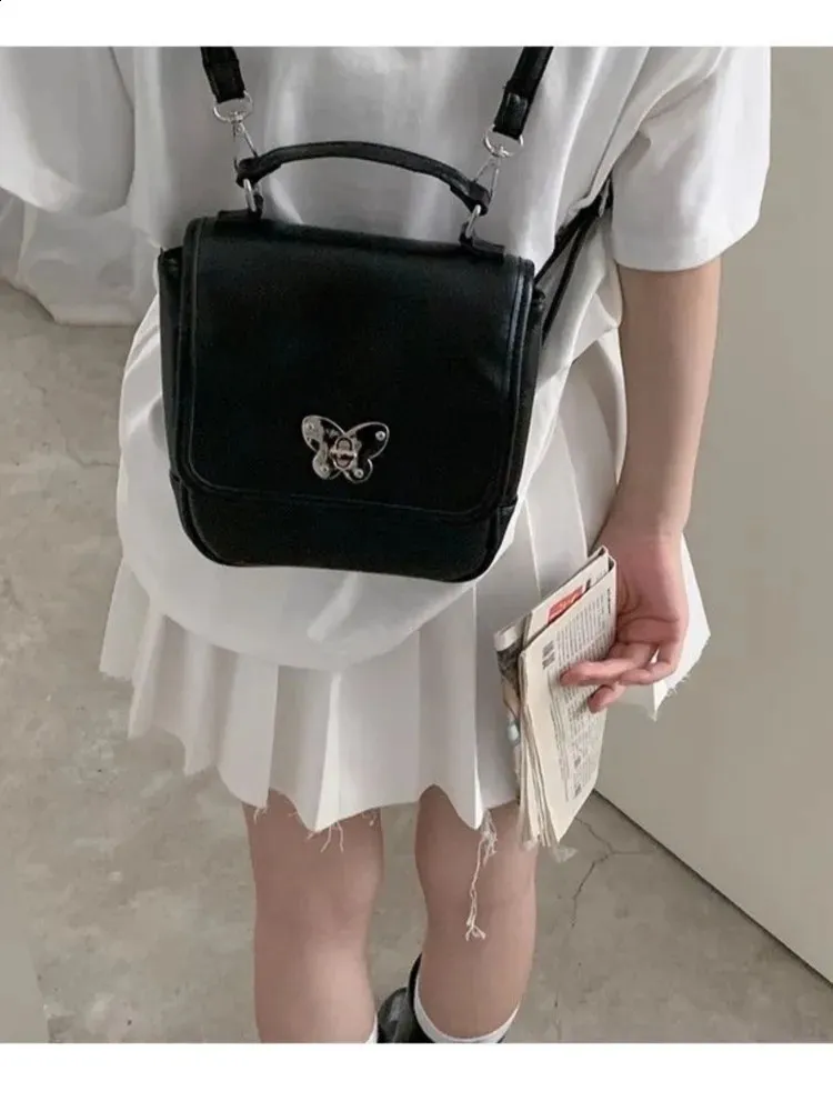 Distressed Leather Mini Backpack Blue Snake Embossed Flap Pockets Buckle Closure COACH Azure Blue Leather Mini Turnlock Rucksack Backpack  main image 4