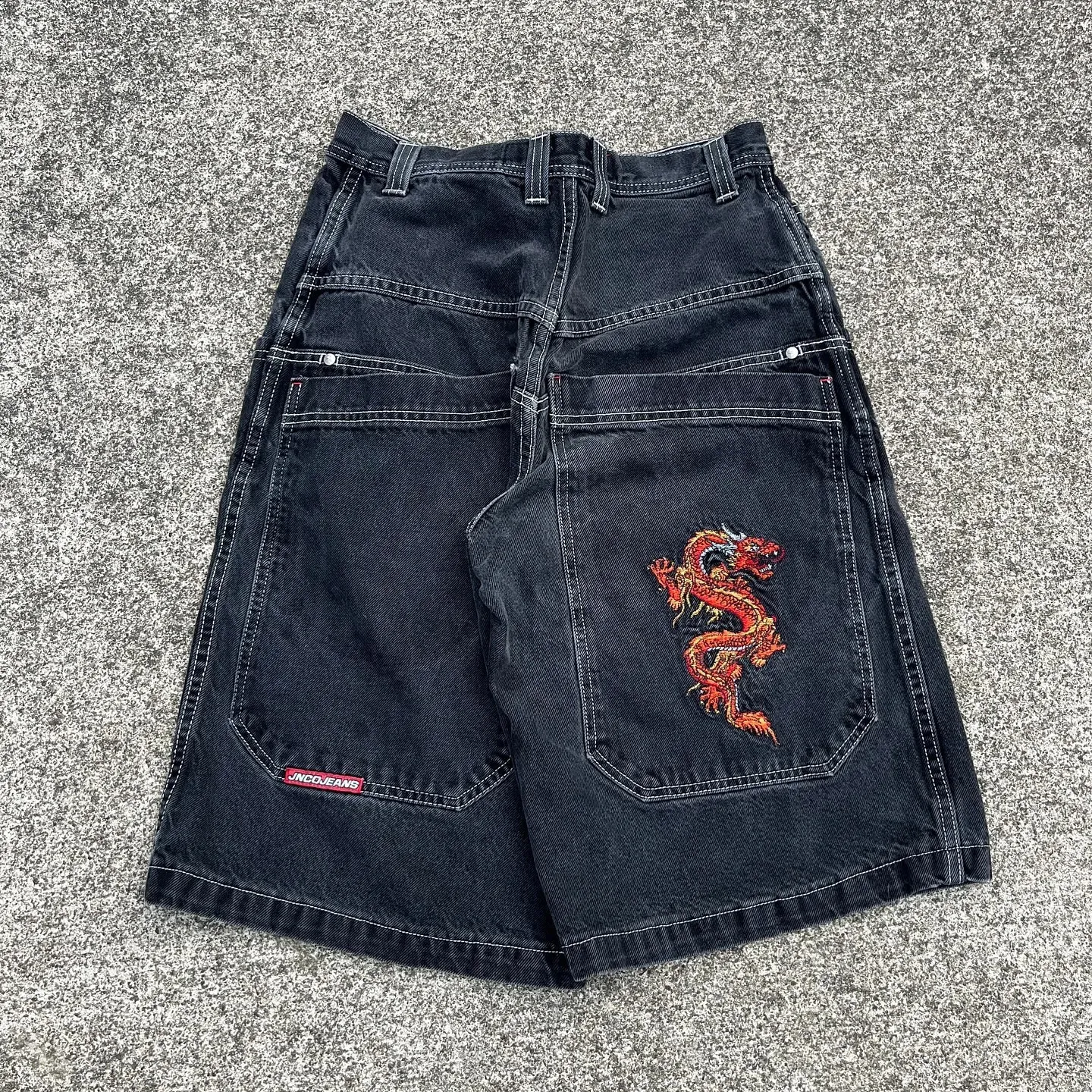 Vintage Y2K Polo Jeans Company Denim Carpenter Jean Shorts
