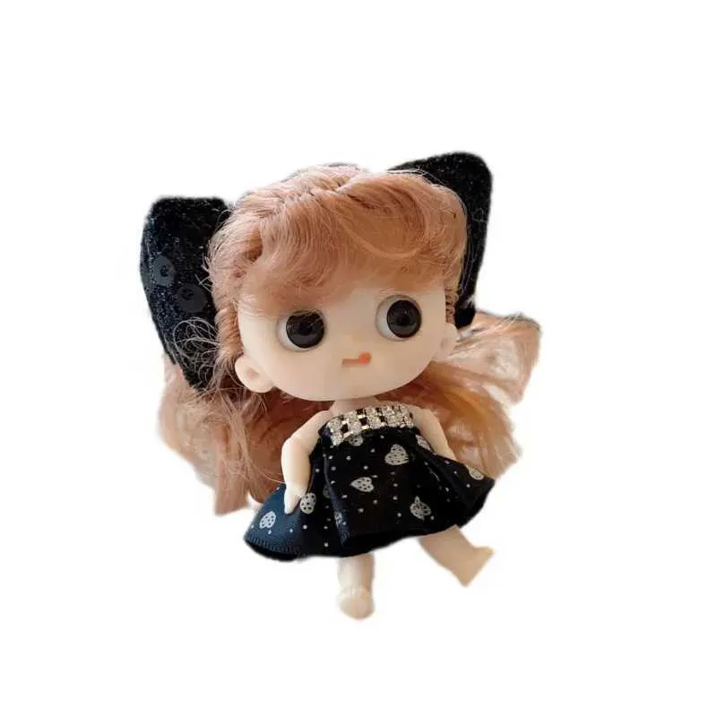 Mini Big Eyed Dolls, 10cm OB11 Size, Adorable Pocket Toy For Kids