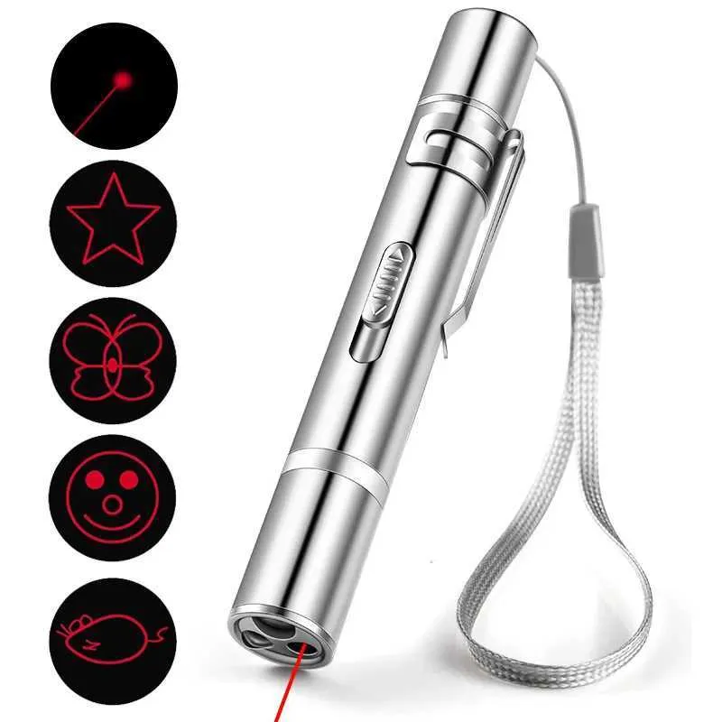Projecting Stick CL240826 USB Charging Purple Laser Pointer Cat Toy Multi Mode LED ...