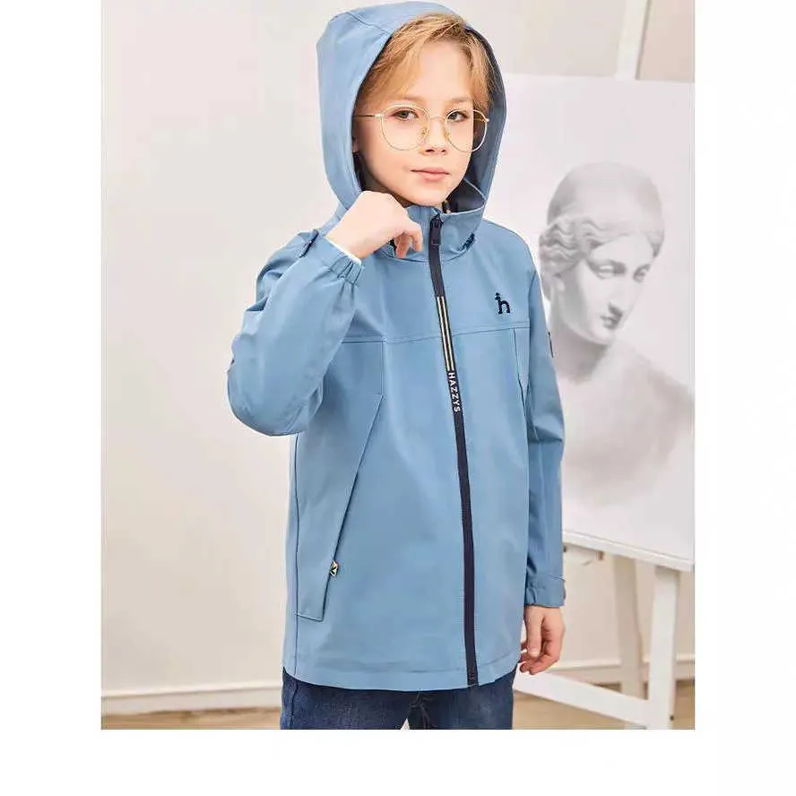Childrens Hooded Jacket: Weatherproof Windbreaker, Sizes Medium