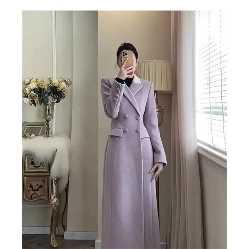 Elegant Wool Coat: Womens Long Winter Dress Coat, Loose Fit Shop